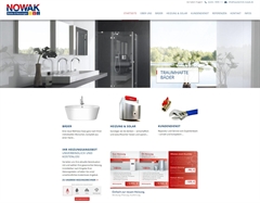 Die neue Homepage der NOWAK GmbH